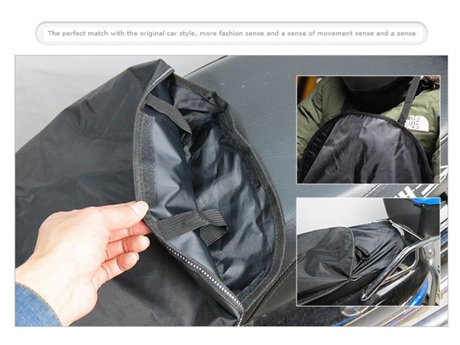 Tablier Scooter, Couvre Jambe Scooter Couvre-Jambes De Moto Universel, Couverture Genou, Imperméable, for Scooter, Protection Contre La Pluie Et Le Vent, Coupe-Vent