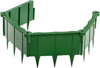 UPP Schneckenzaun & Beeteinfassung | Schnecken-Schutz, Schnecken-Barriere, Schnecken-Sperre für den Garten - ohne Chemie | Stecksystem - einfach, effektiv & erweiterbar | Kunststoff | grün | 1 Meter