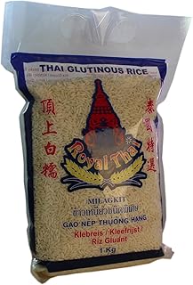 Royal Thai - Klebreis Sticky Rice - 3er Pack (3 x 1kg) - Original Thai