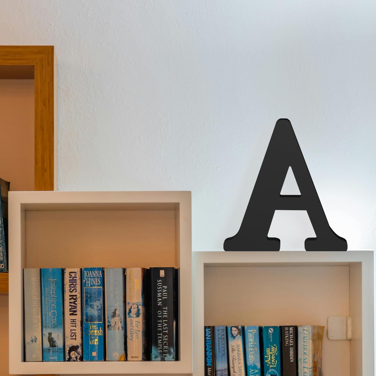 Neinkie Lettres En Bois - Lettres De L'Alphabet En Bois Pour Artisanat D Coration Signe Non Finies Peinture D Cor Mural Tableau Lettres Diy