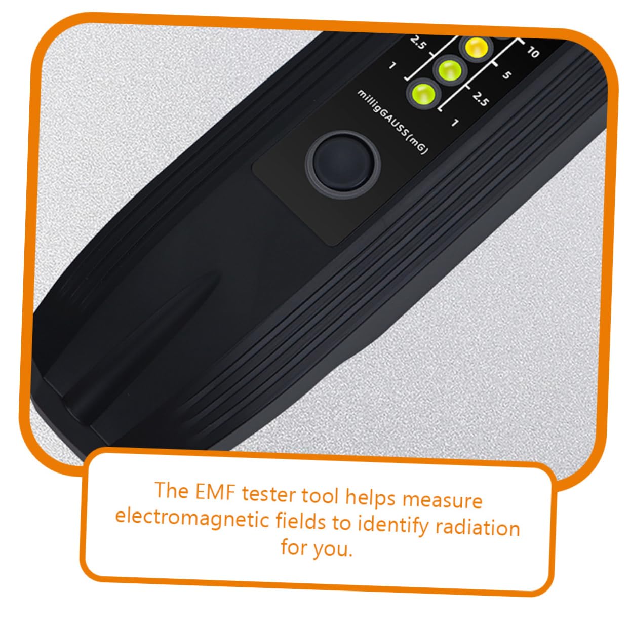OUNONA 5 Uds Detector Electromagnético Portátil De Mano Medidor De Fuerza De Campo Equipo Electromagnético Monitor De Campo Magnético Emf Detector De Campo Magnético Detector Emf