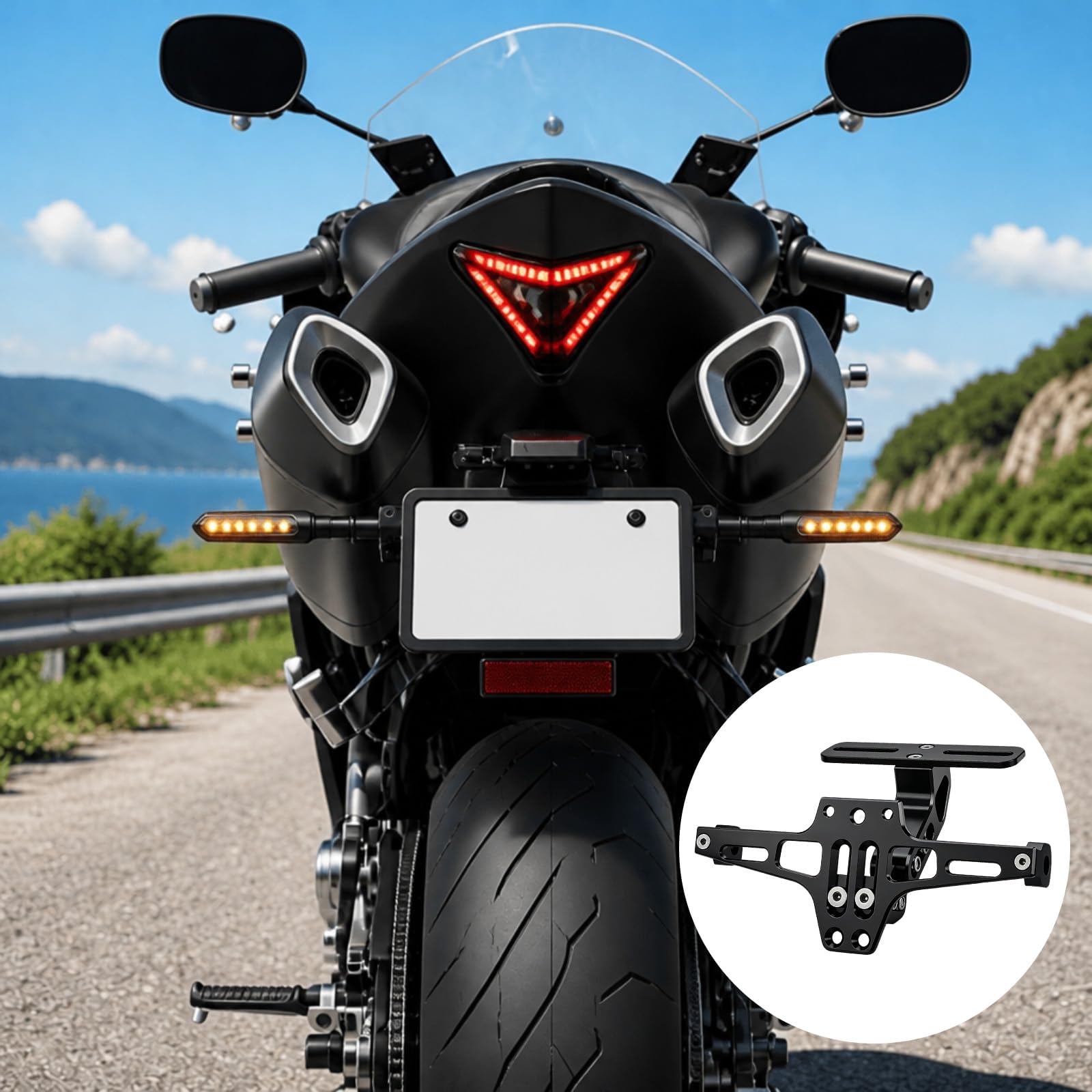 Portamatrículas Moto para Honda CB 500X 2013-2023