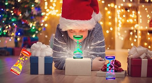 Miniatura 6 de Juego de 2 temporizadores de movimiento líquido para juguetes sensoriales, temporizadores de agua de aceite para ansiedad, juguetes para autismo,