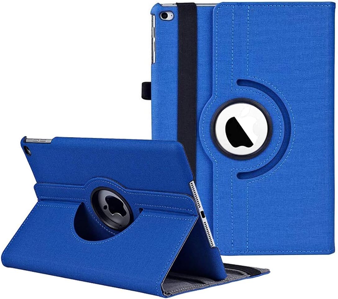 iPad Case for iPad 9.7 2018 2017 / iPad Air 2 / iPad Air - 360 Degree Rotating Stand Protective Cover with Auto Sleep Wake for iPad 9.7 inch (6th Gen 5th Gen) iPad Air 2 / iPad Air (NZW9.7-Sapphire)