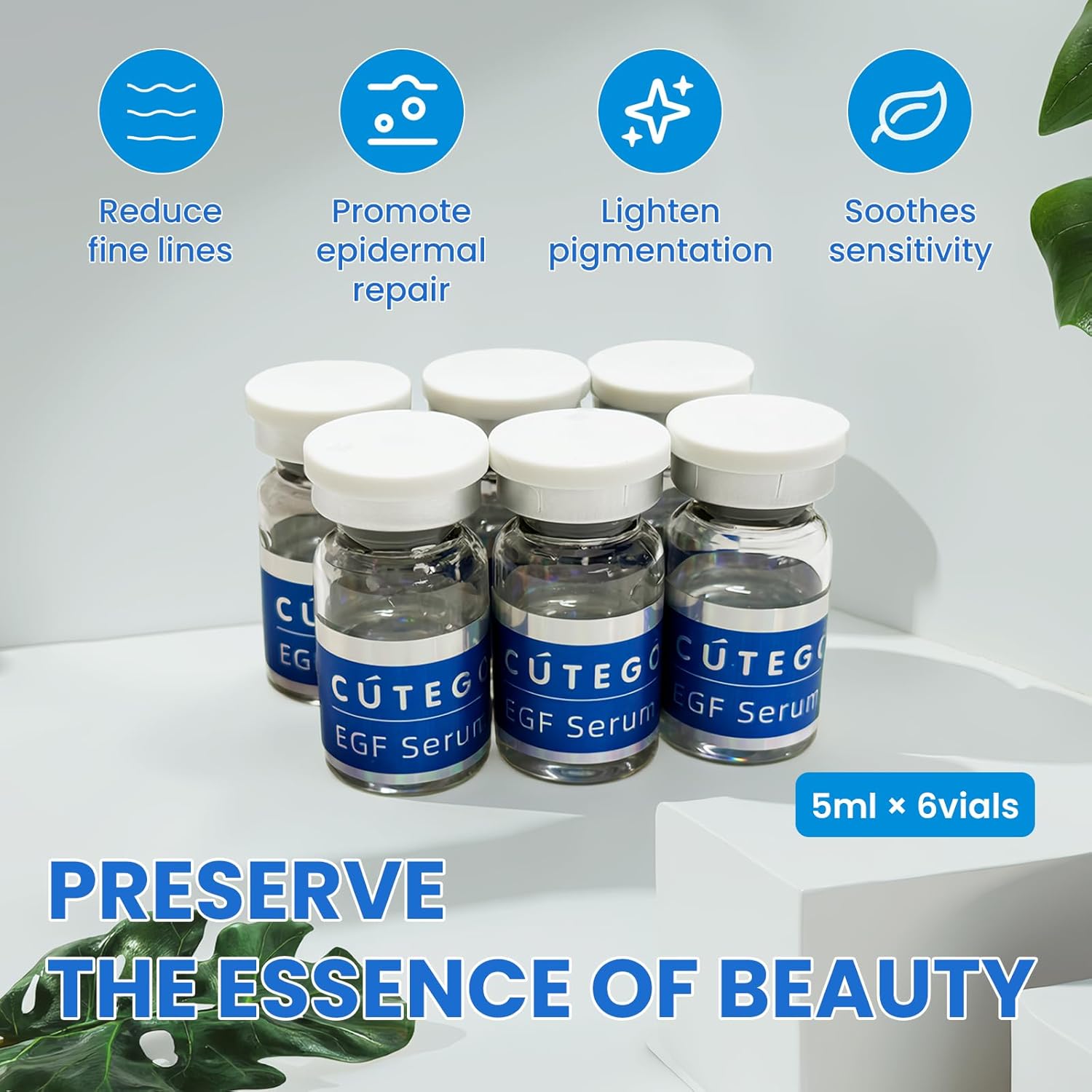 Revitalizing Skin EGF Serum - Ultimate Solution for Skin Rejuvenation, 5ml, 6Pcs - Image 2