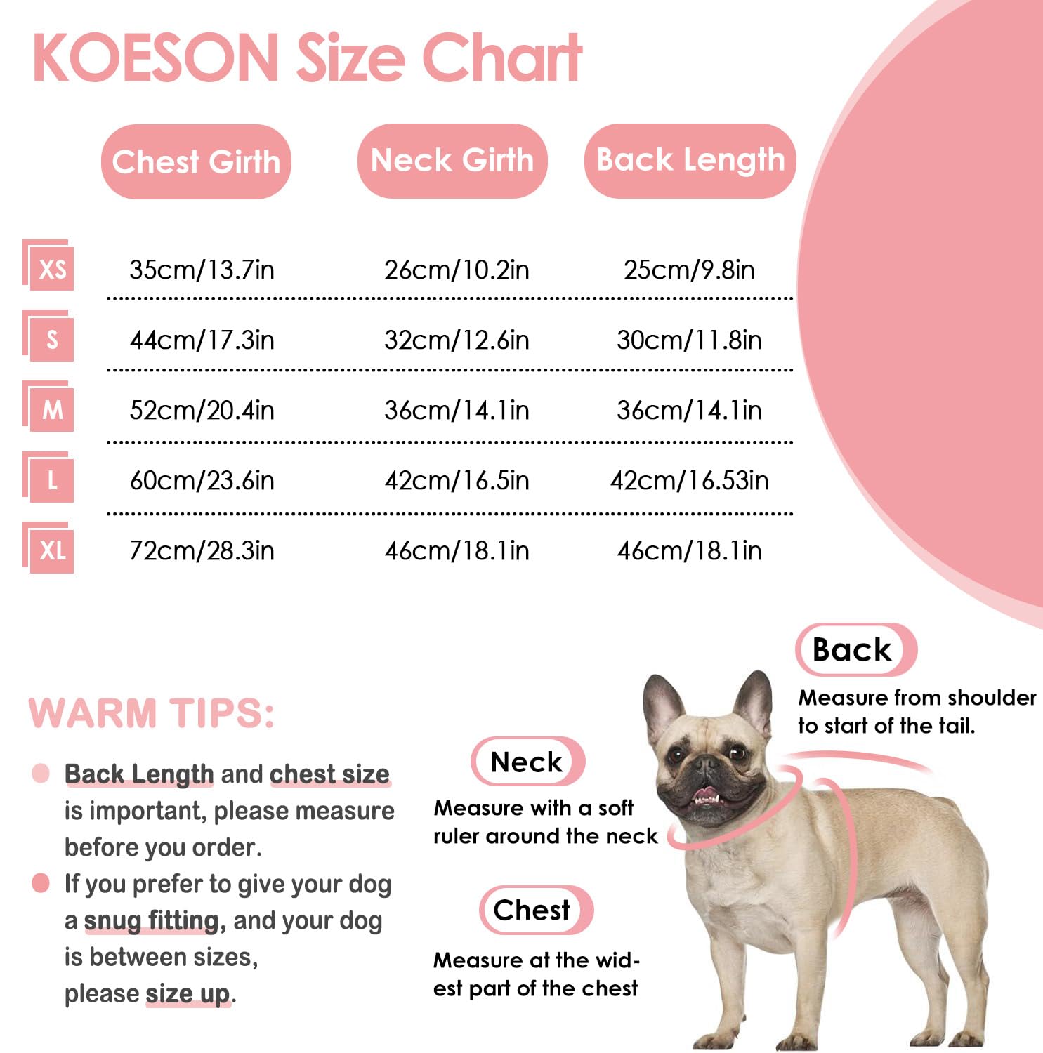 Amazon.co.jp: KOESON 4本足ウィンターコート、調節可能なバックル付き 
