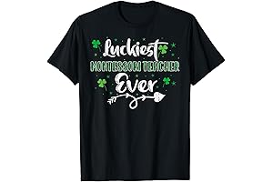 Luckiest Teacher Ever St. Patrick's Day Shamrock T-Shirt