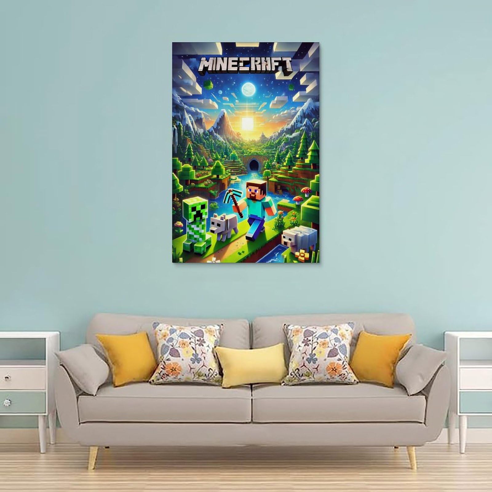 Nacnic Lot De 6 Affiches Illustrations D'art Moderne Kaws | Leroy Merlin