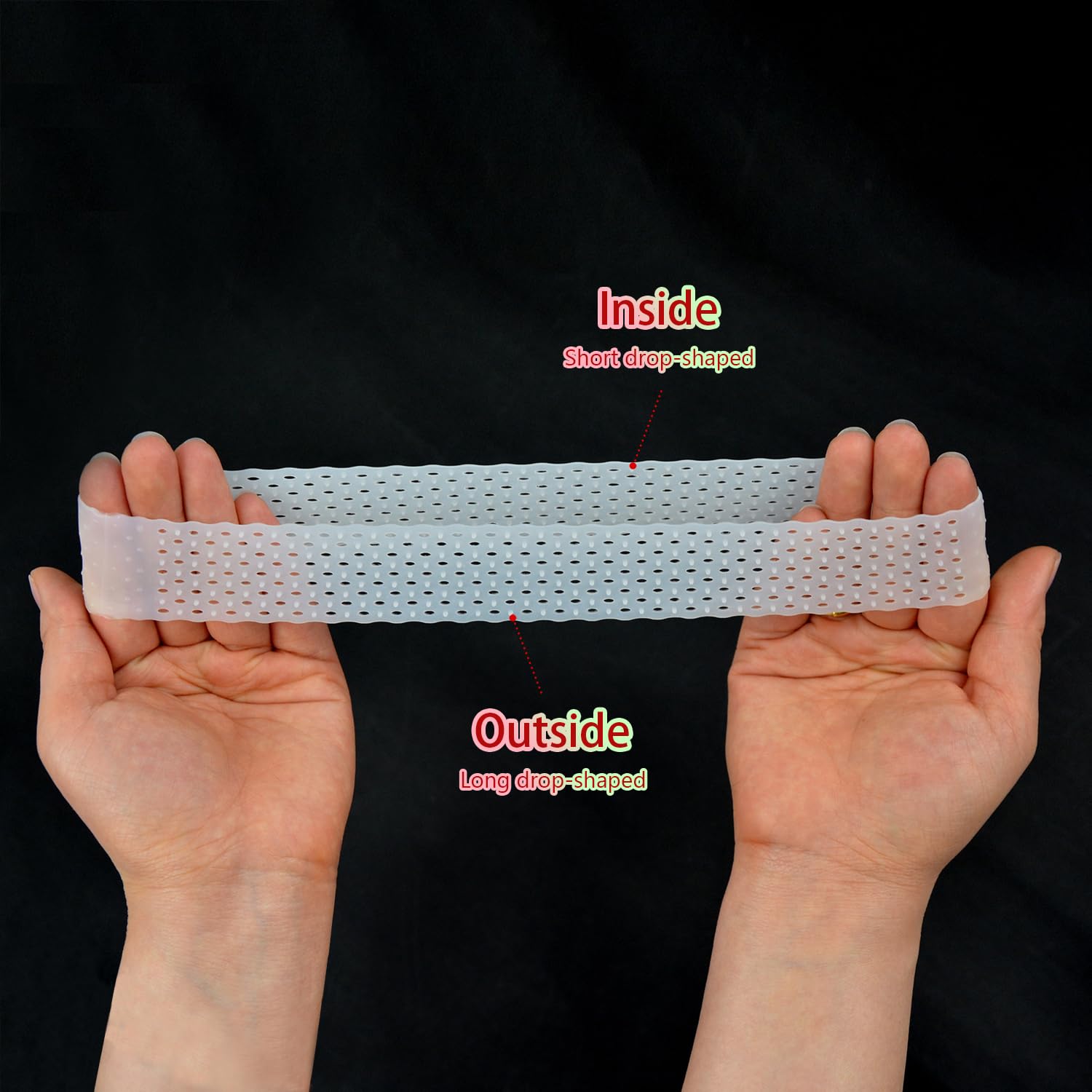 2 Pcs Breathable Silicone Wig Band Non Slip Elastic Grip Headbands With Stocking Caps and Hairbrush for Fixed Wigs (White) - Image 4