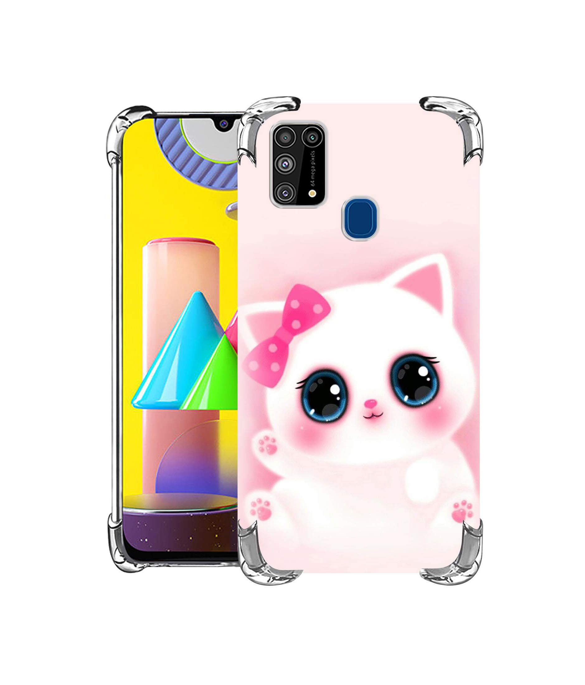 Amazon Brand - Solimo Designer Babby Kitty UV Printed Soft Back Case Mobile Cover for Samsung Galaxy M31 Prime / M31 / F41 (B08511LLDH) Amazon Price History, Amazon Price Tracker