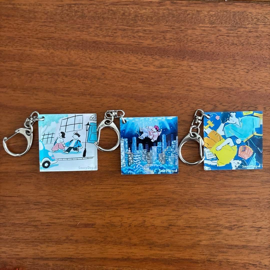 サウシードッグ アクリルキーホルダー 6個セット サウシードッグ アクリルキーホルダー 6個セット saucydog キーホルダー