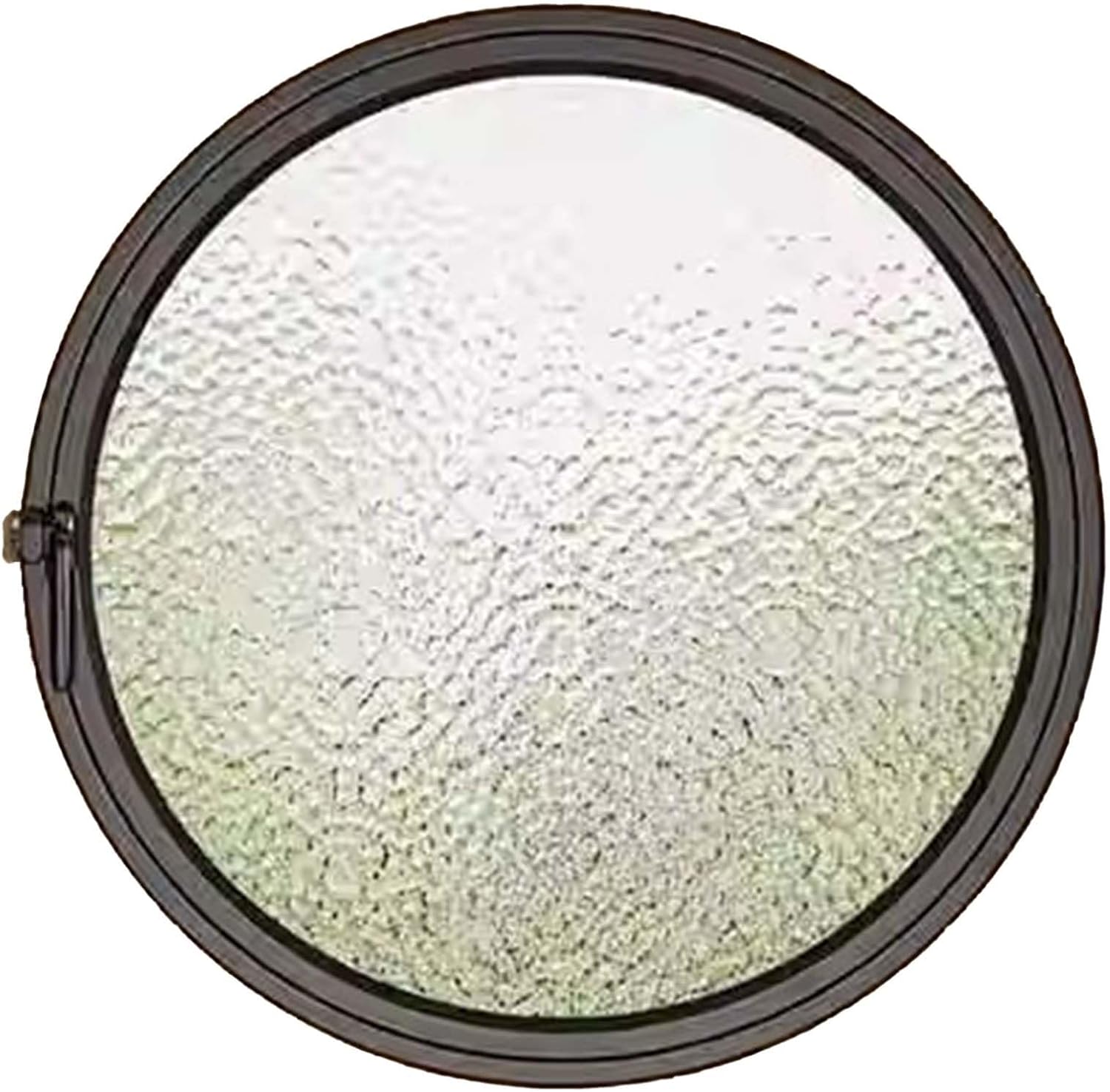 Porthole Window Flush Mount Round Pivot Rotating Window， with Lockable Handle Can 360 Degree Rotation，for Hotel Playhouse(Changhong Glass,60cm/23.6in)