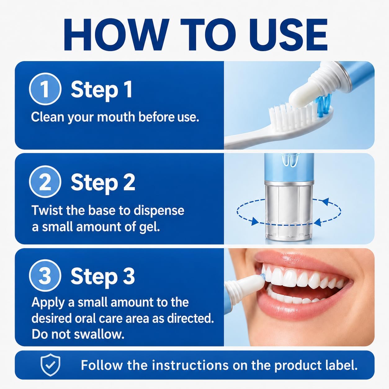 Gum Care Gel, Gentle Daily Oral Care, Mint Flavor