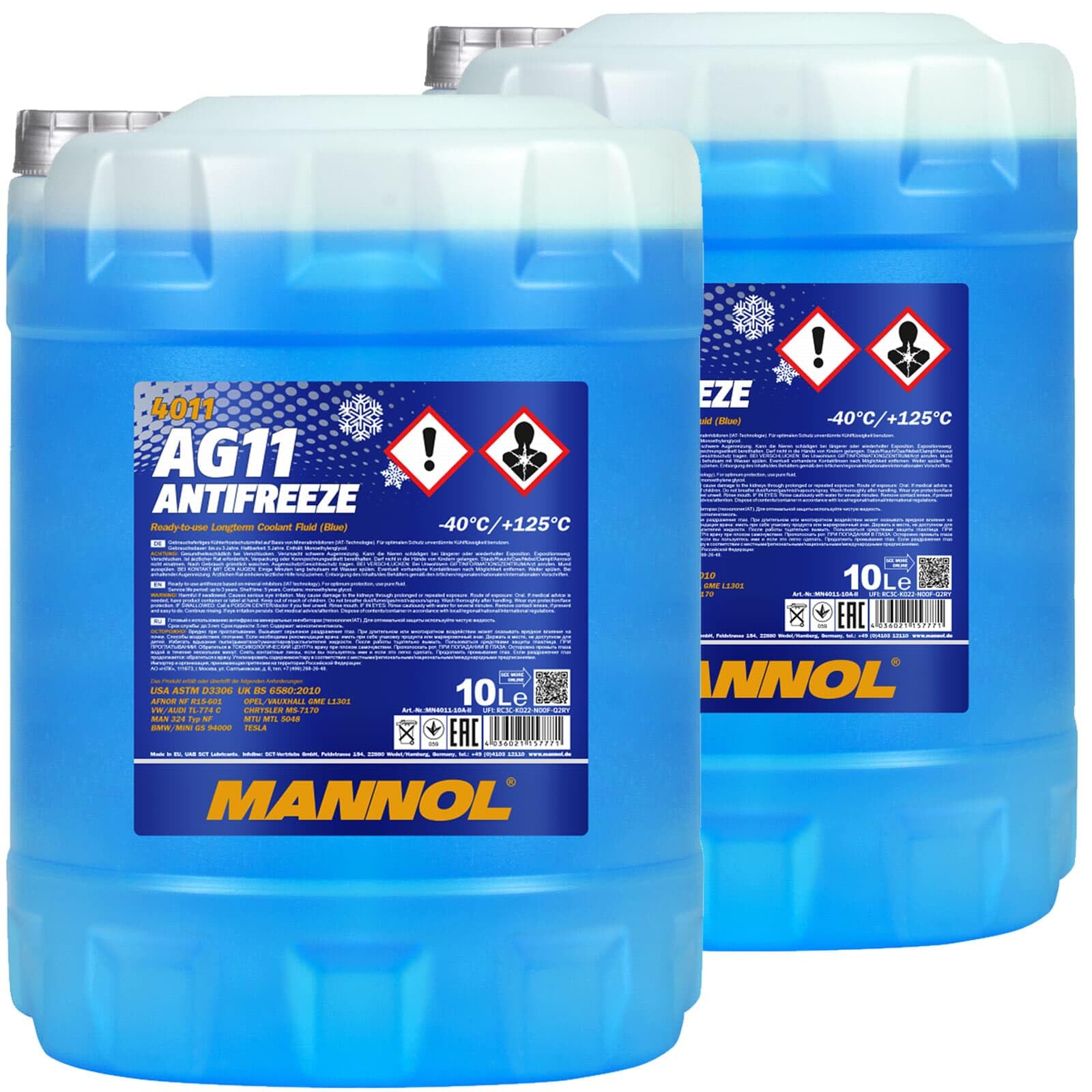 SCT Mannol 2x MN4011-10 Frostschutz (10 L)