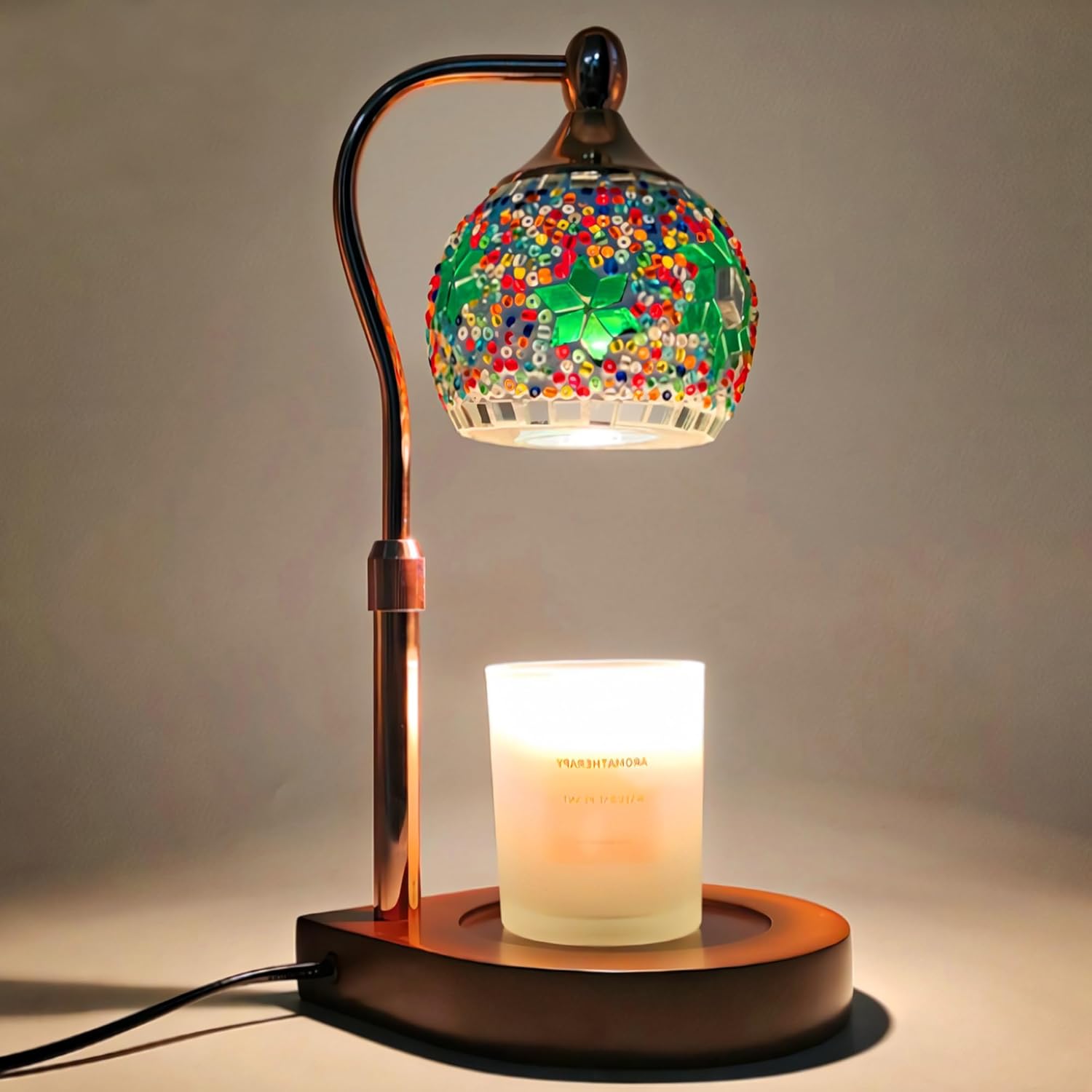Candle Warmer Lamp with Timer:Dimmable Candle Lamp Warmer, Lamp Candle Warmer for Jar Candles,Candle Wax Warmer-Home Bedroom Decor and Aesthetic Gifts,Elegant and Beautiful Candle Warming Lamp (A)