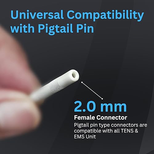 Miniatura 4 de Santamedical TENS - Almohadillas de repuesto para unidades de 2 x 2, 40 almohadillas de electrodo reutilizables de primera calidad, parches de