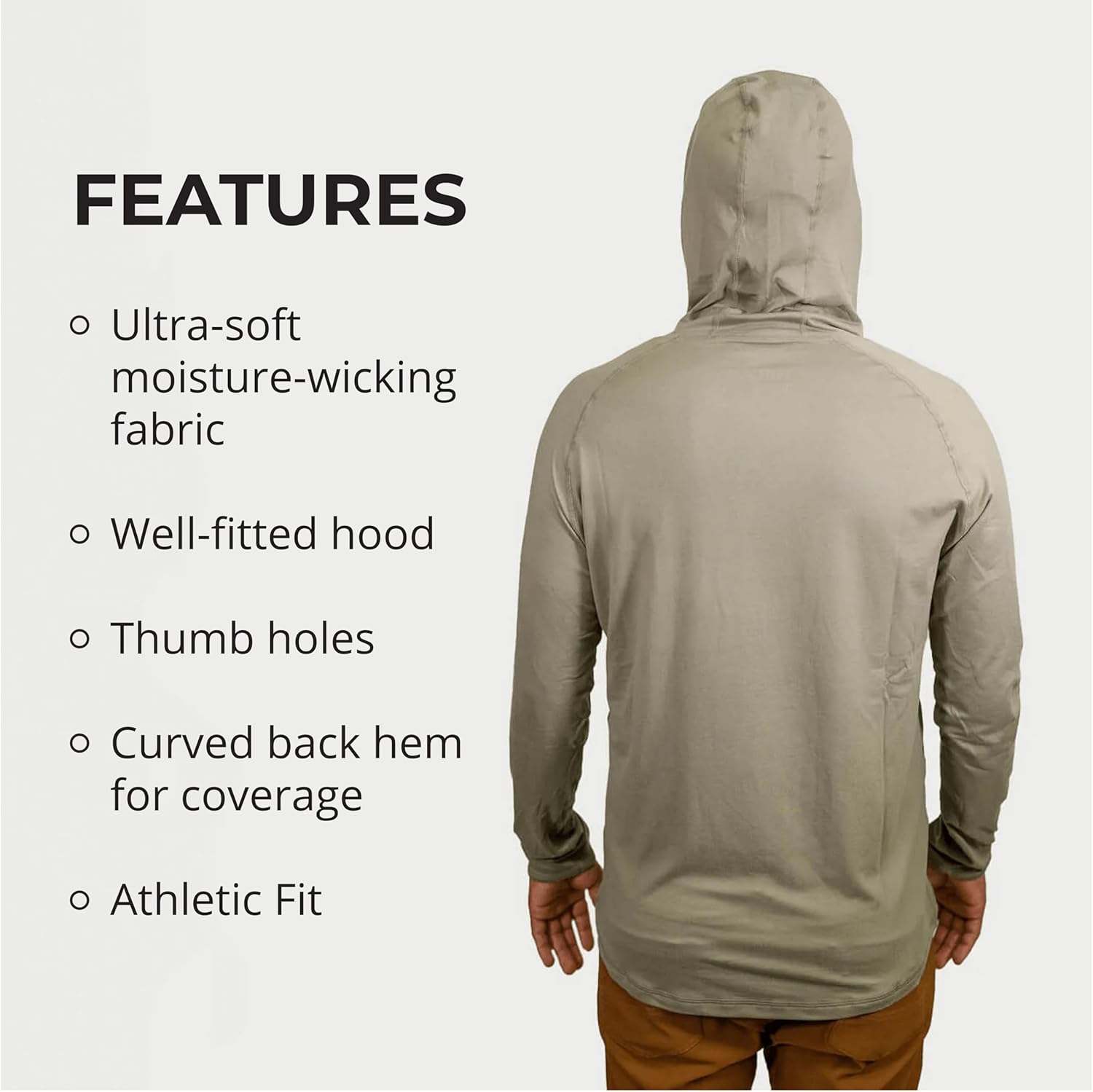 Marsupial Gear Sun Tech Hoodie - Performance Sun Protection Shirt with Thumb Holes and Athletic Fit for Outdoor Adventures - Image 3