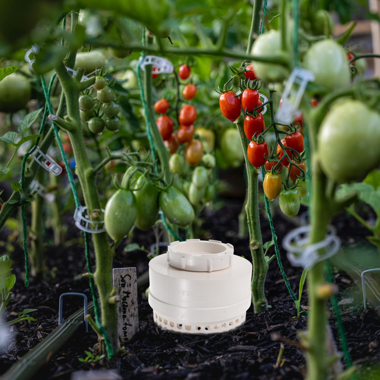 Abaodam Lombricompostera Subterránea con Tapa Contenedor para Reciclaje de Alimentos y Cáscaras de Fruta Sistema de Compostaje Doméstico para Jardín y Patio Compostera Pequeña para