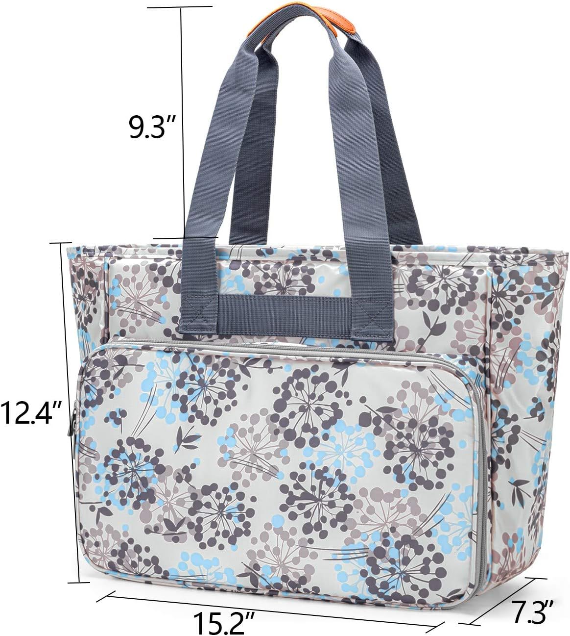 Yarwo Carrying Case for Diamond Painting A4 LED Light Pad, Portable Storage Bag for Diamond Painting Tools and Supplies, Dandelion (Patented Design)