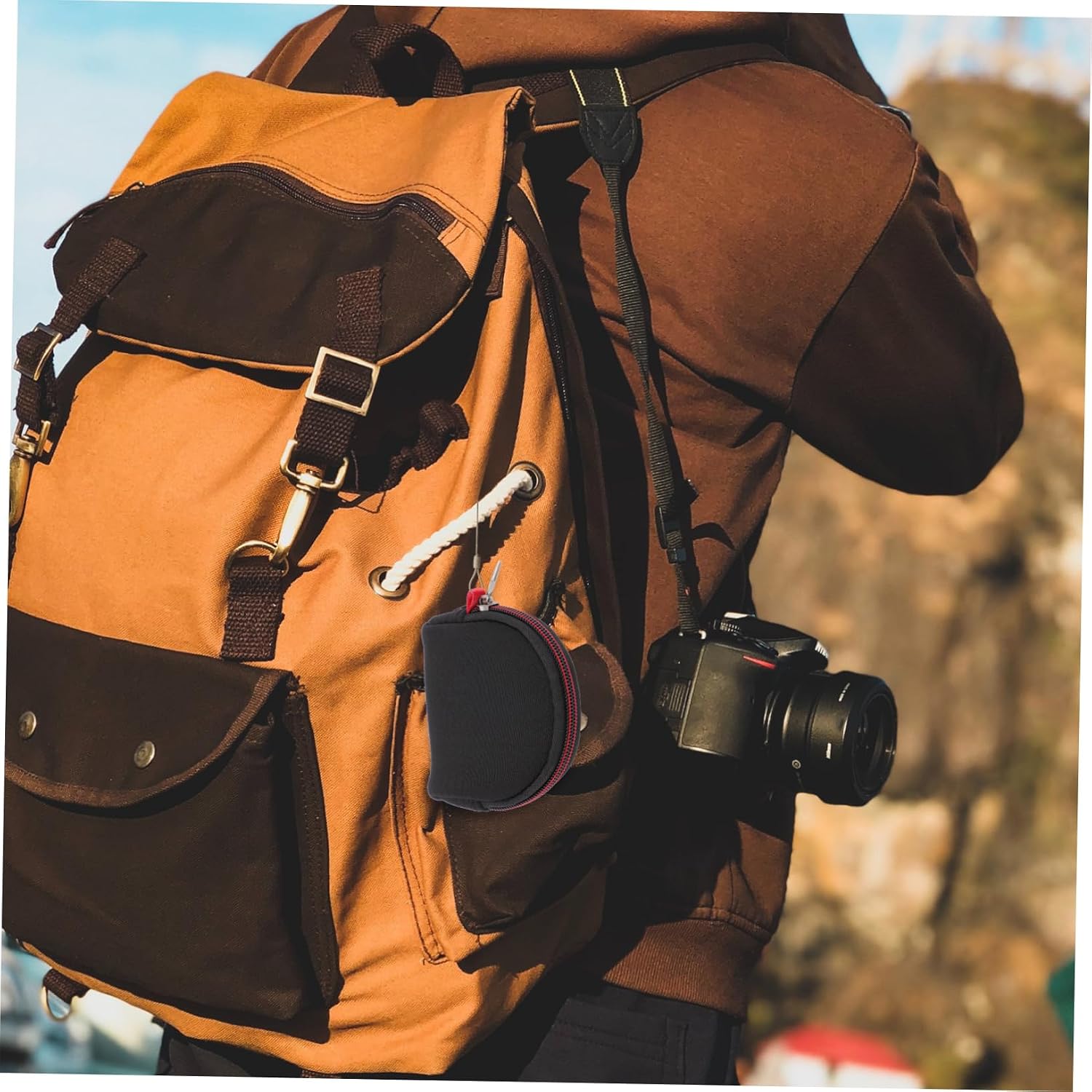 jojofuny Lens Filter Case Portable Neoprene Protective Pouch