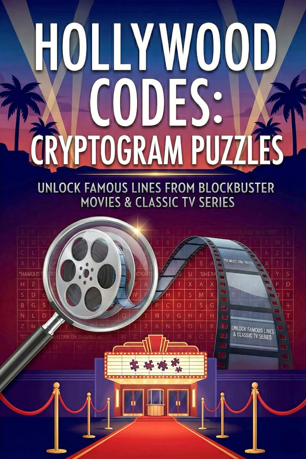 Hollywood Codes: Cryptogram Puzzles: Unlock Famous Lines from Blockbuster Movies & Classic TV Series