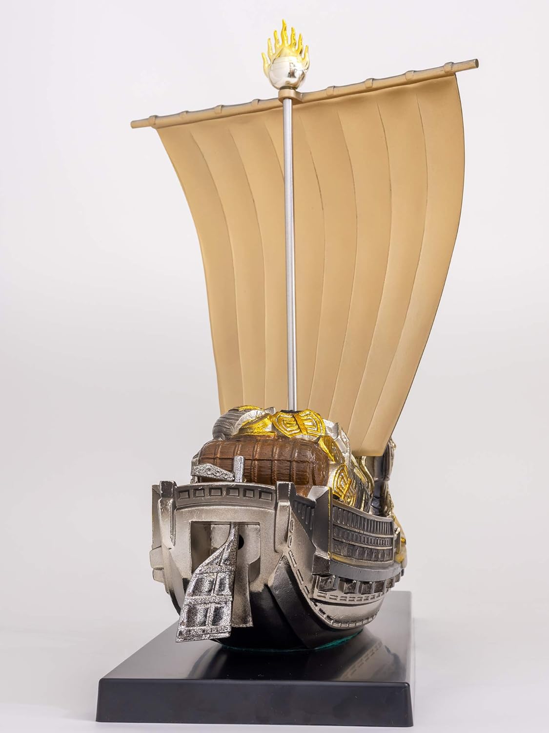 開運 七福宝船 37cm（彩色仕上げ）＿置物 七福神 宝船 高岡銅器(しち