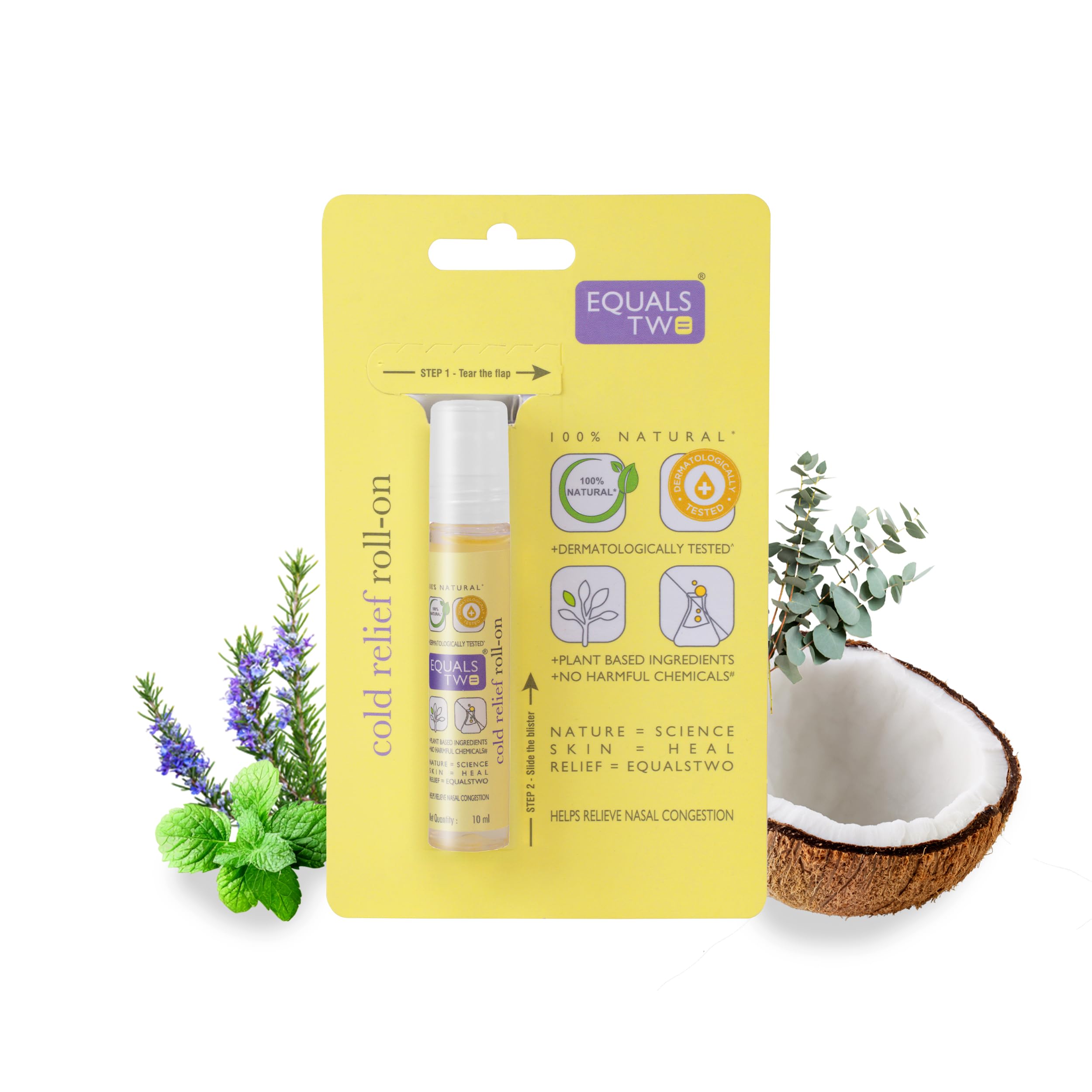 EQUALSTWO Cold Relief Roll On For Babies, 10ml, Baby Vapour Roll On for Cold & Cough, Helps Relieve Nasal & Chest Congestion with Eucalyptus Oil, Dermatologically Tested, Pack 1 (B0CL1RX63G) Amazon Price History, Amazon Price Tracker