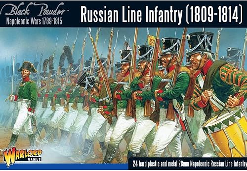 Negro Polvo Napoleónico Guerras Línea Rusa Infantería 1809-1814 156 Mesa Militar Wargaming Modelo Plástico Kit 302012201 disponible en Yaxa Venezuela