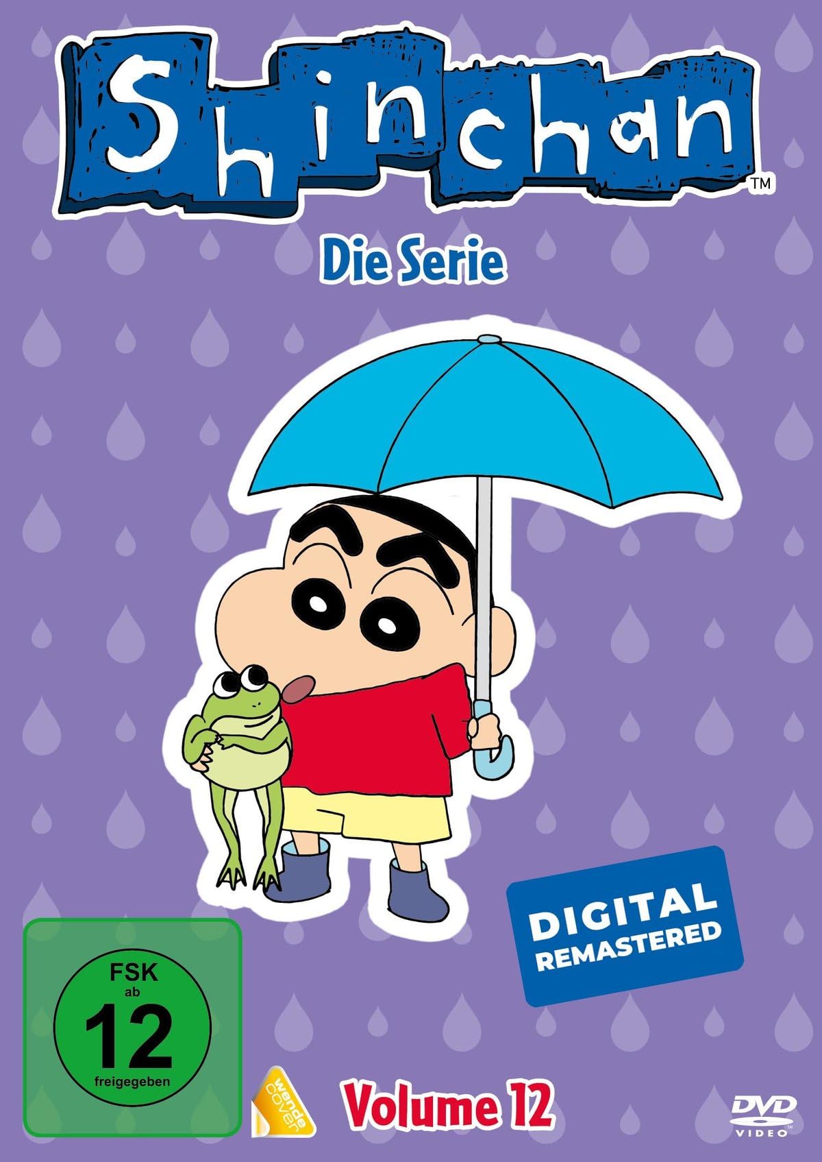 Shin Chan Vol. 12 edición alemana en DVD con la divertida serie de animación