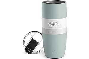 Simple Modern Voyager Travel Coffee Mug with Flip Lid - 20oz Sea Glass Sage