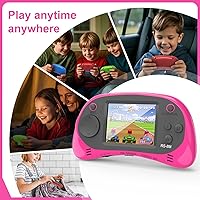 Vista 6 de Handheld Games for Kids -16 Bit Retro Video Game with 220 HD Electronic Games - 2.5'' IPS Portable Travel Game Gifts for Boys Girls Ages 4-12