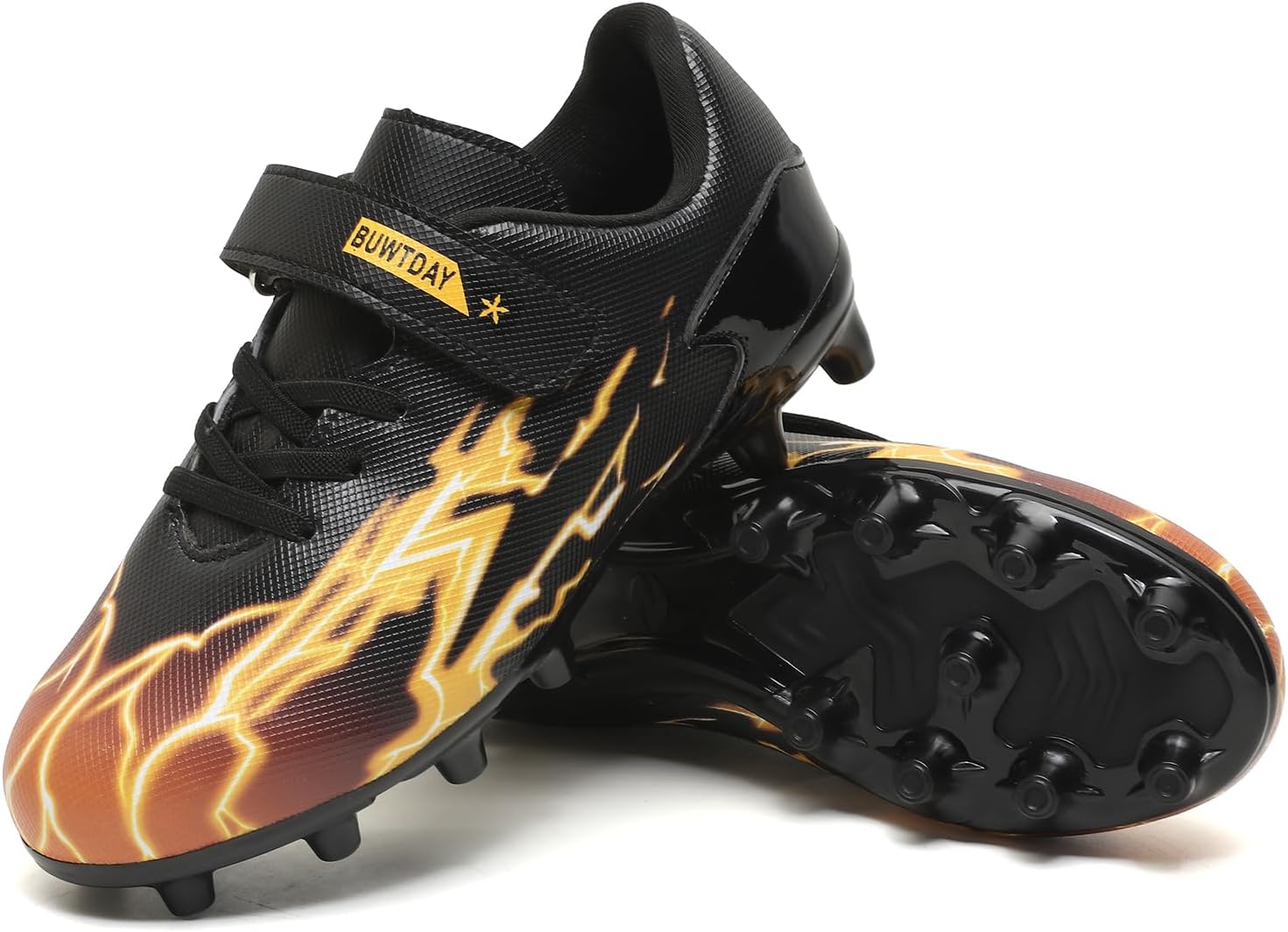 Boys Girls Soccer Cleats Kids Firm Ground Athletic Outdoor Football Cleats Running & Training Youth Baseball Shoes - Image 7