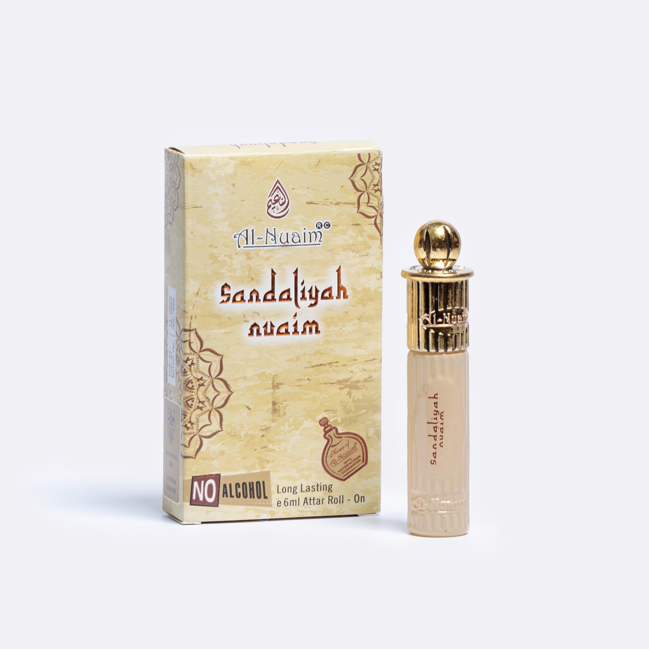Al Nuaim Tofa Series | Sandalya Nuaim Alcohol Free Attar For Men - 6ml | Concentrated Perfume Oil | Premium-Grade Oriental Attar | Long Lasting Fragrance