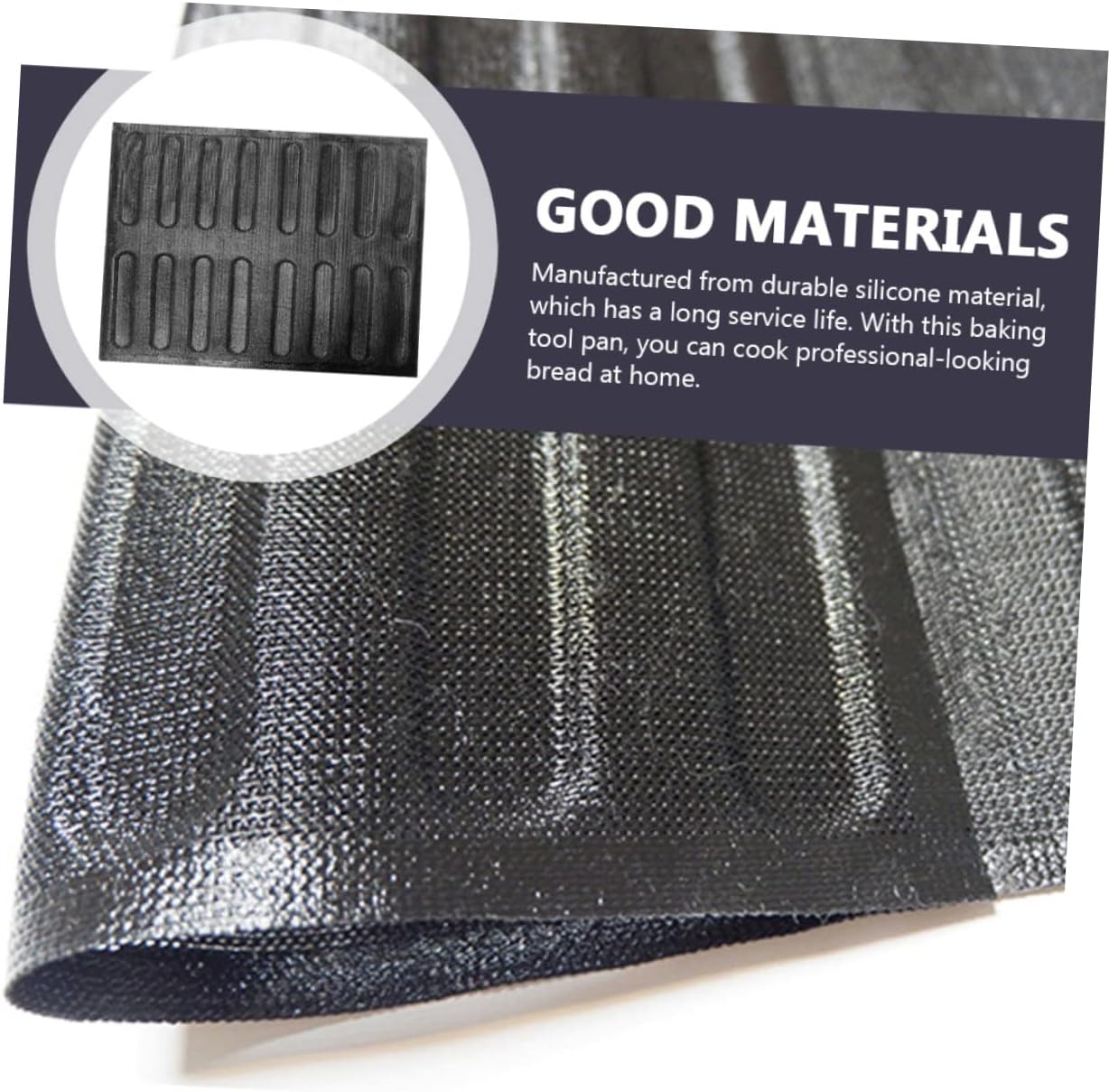 PRETYZOOM 2pcs Multi-function Bread Pan Non-stick Washable French Baking Tray for Homemade Hot for Kitchen Use and Professional Bakeries