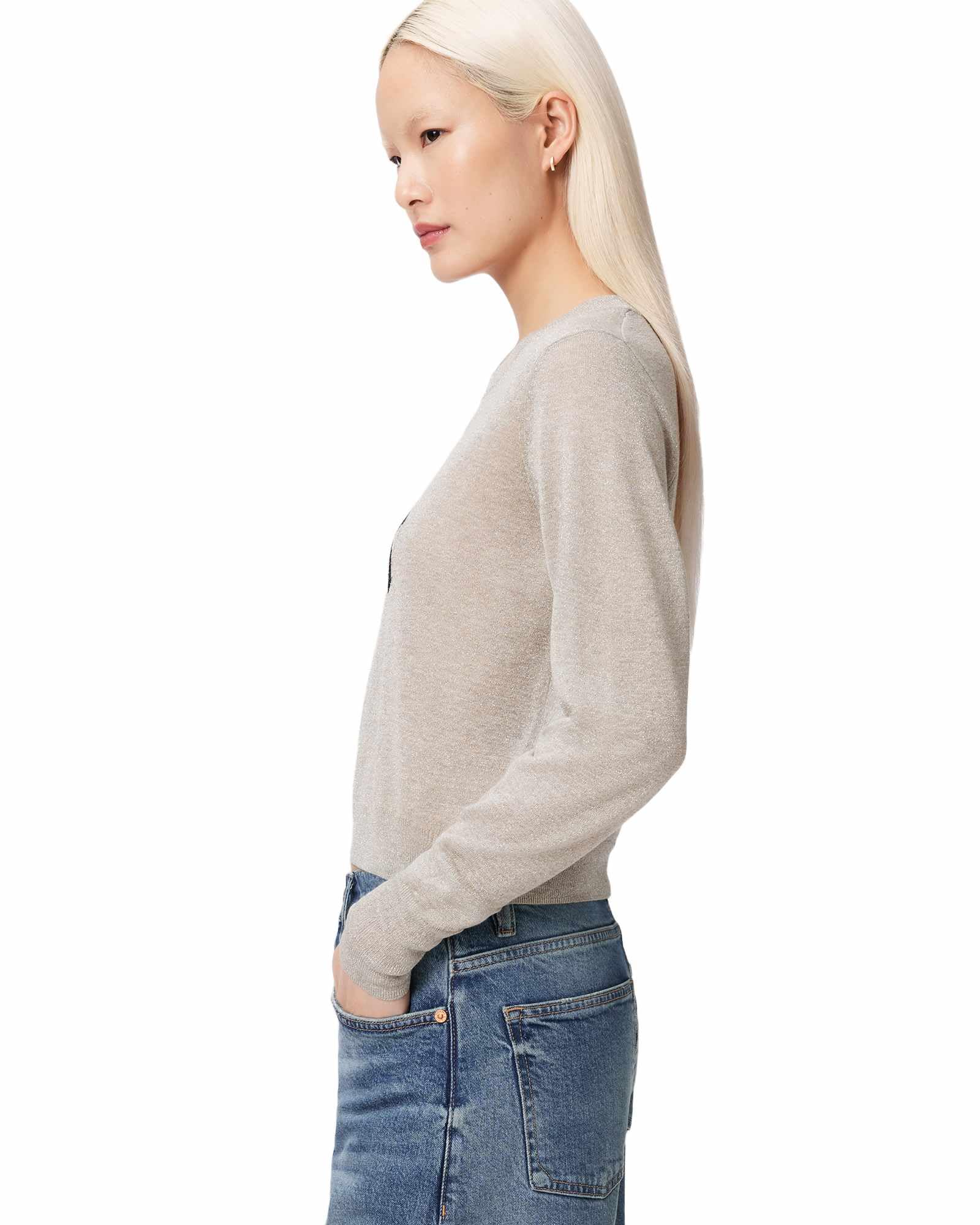 AllSaints Sweter Kobiety Deetz Jumper