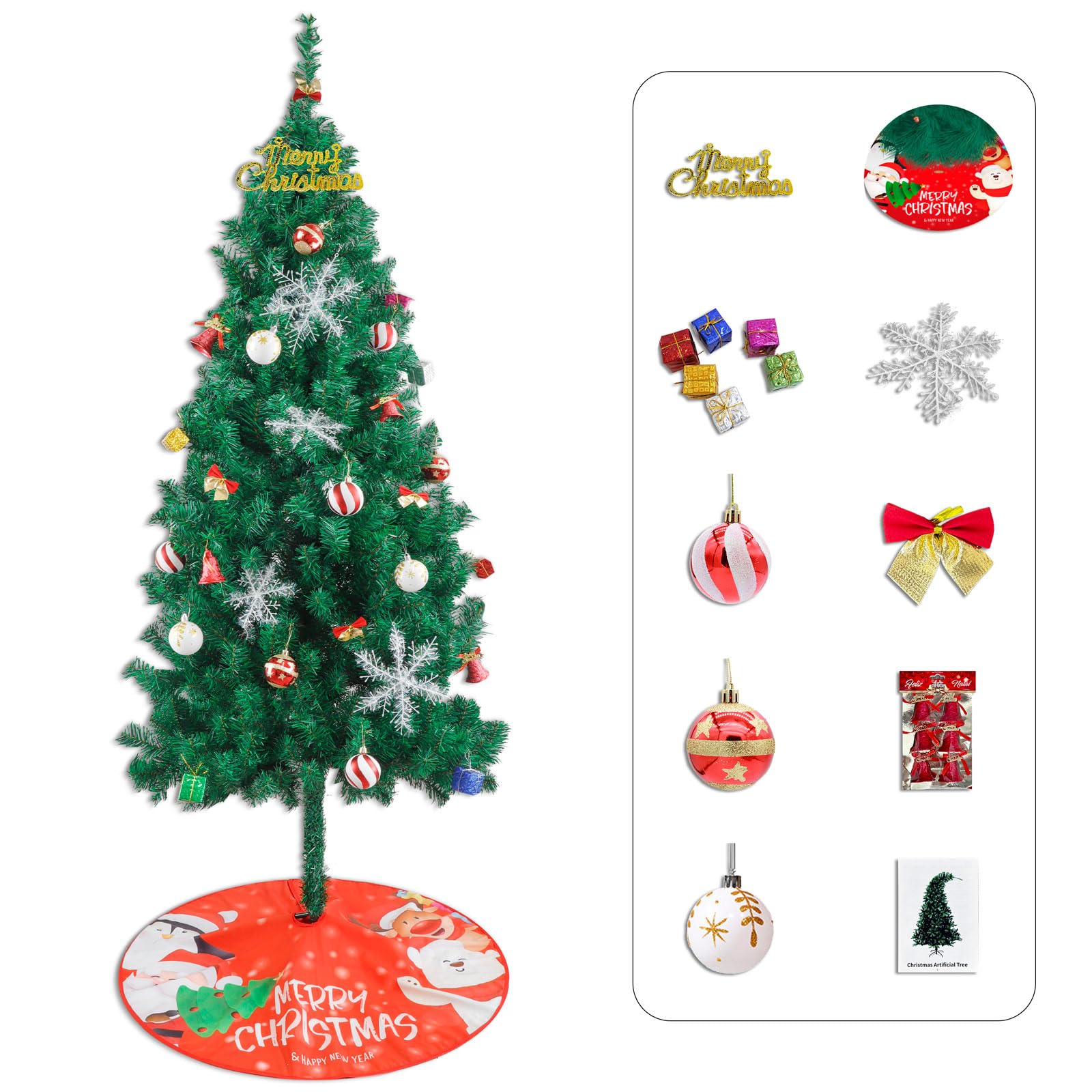 Amazon.com: Christmas Tree，Whimsical Christmas Tree Christmas