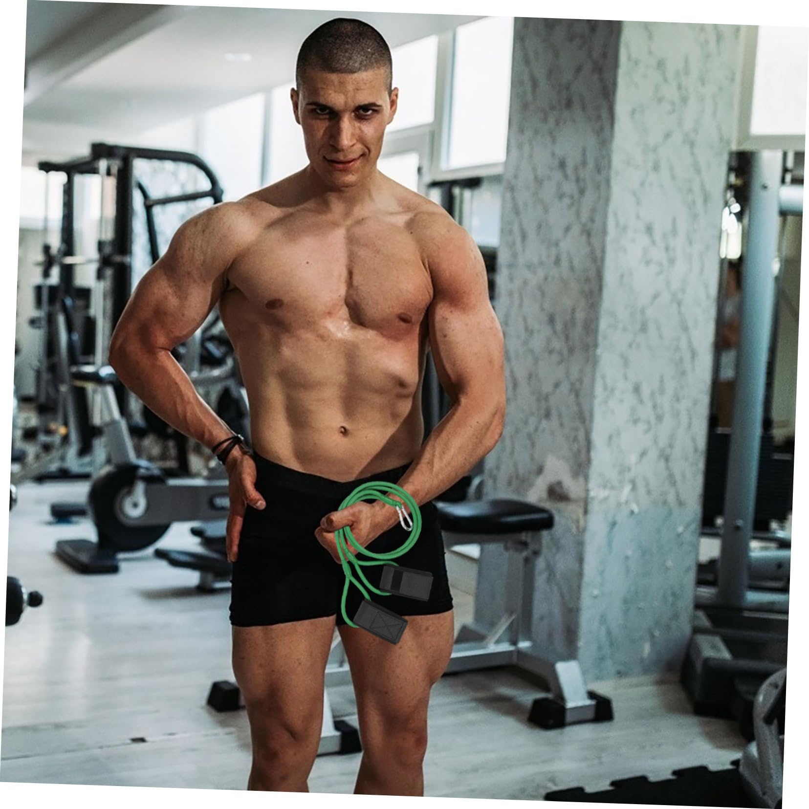 SUPVOX Allenatore Di Baseball Corda Elastica Per Allenamento Banda Di Yoga Fasce Elastiche Cinghie Per Cintura Yoga Bande Di Resistenza Fitness Attrezzature Per Il Fitness Emulsione