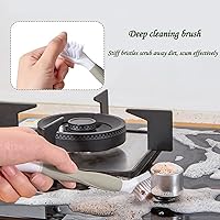 Vista 2 de Cepillo de lechada, cepillos de limpieza, juego de cepillos de limpieza pequeños, cepillos pequeños para limpiar, mini cepillo de fregar y cepillo