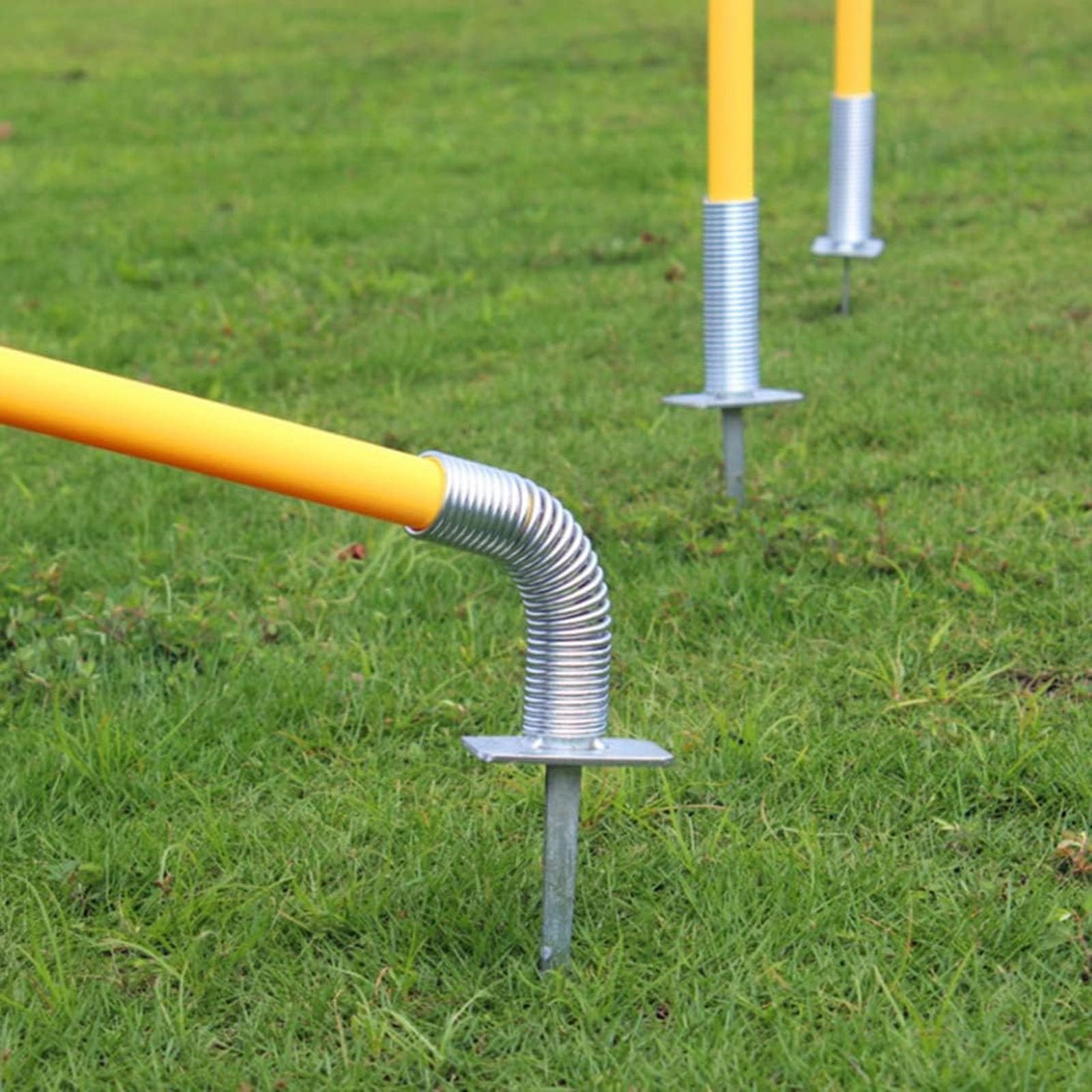 Vallas entrenamiento, Picas de Slalom Agility Postes De Entrenamiento De Agilidad En Césped Para Fútbol/ Perros, Equipamiento Deportivo De Entrenamiento De Velocidad Para Entrenadores, Clubes Y Escuel
