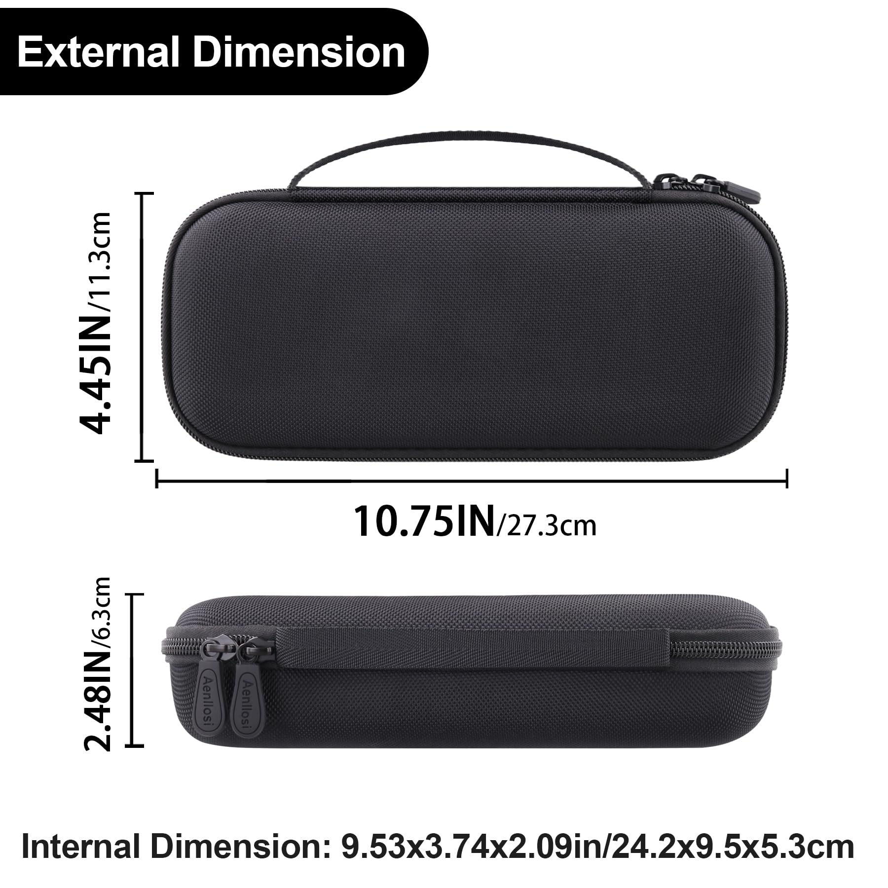 Aenllosi per Bose SoundLink Flex Altoparlante Bluetooth Portatile 2ª Generazione Custodia Rigida Protettiva da Viaggio, Solo Custodia, Nero
