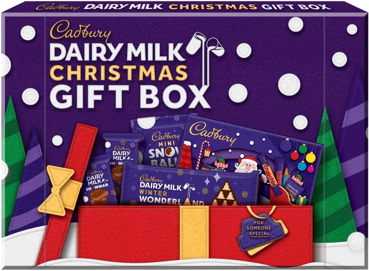 Cadbury Dairy Milk Christmas Gift Box 385g Grocery & Gourmet Food