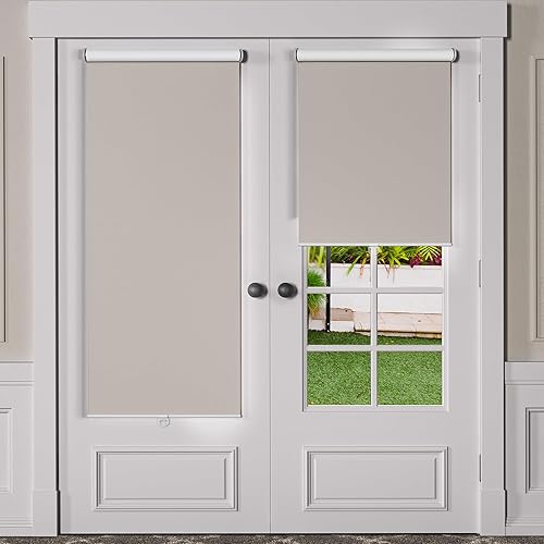 Miniatura 8 de Persianas enrollables opacas sin cordones, persianas personalizadas, de fácil instalación, protección UV, ahorro de energía, para sala de estar,