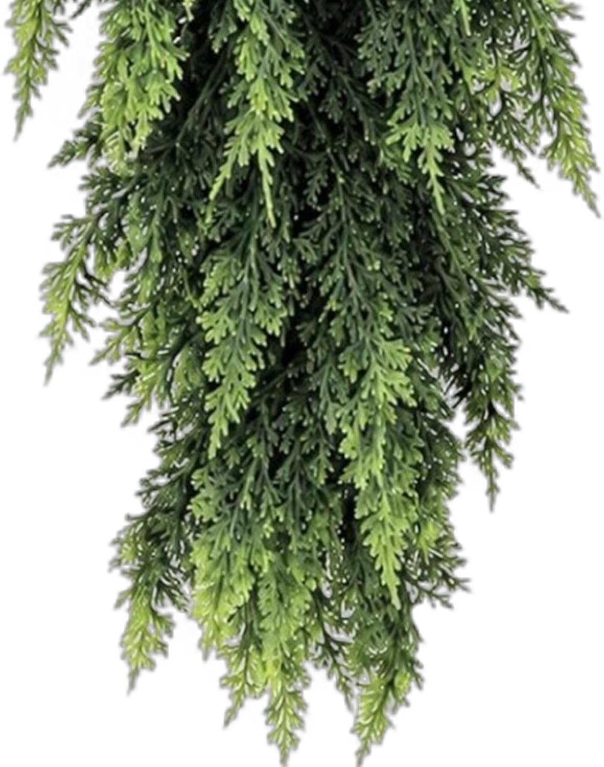 60cm Christmas Teardrop Swag - Reusable Green Garland Holiday Decoration