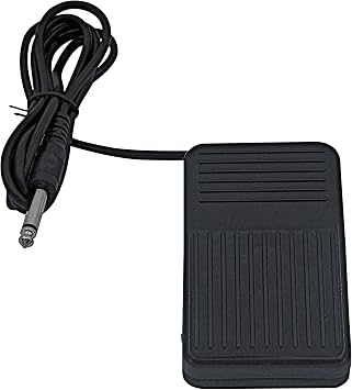 Foot Pedal,Foot Pedal Switch Power Supply Pedal Control with Clip Cord for Machine,Square-Plastic