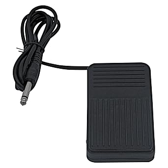 Foot Pedal Switch Power Supply,Switch Pedal Control with 5ft Clip Cord and Standard 1/4 Phono Plug for Power Supply Machine Supplies Kit
