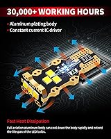 Vista 12 de LASFIT 194 LED Bulb 6000K White, T10 168 2825 W5W LED Replacement Light Bulbs, For Dome Map Light, Door Light, Courtesy Light, License Plate Light