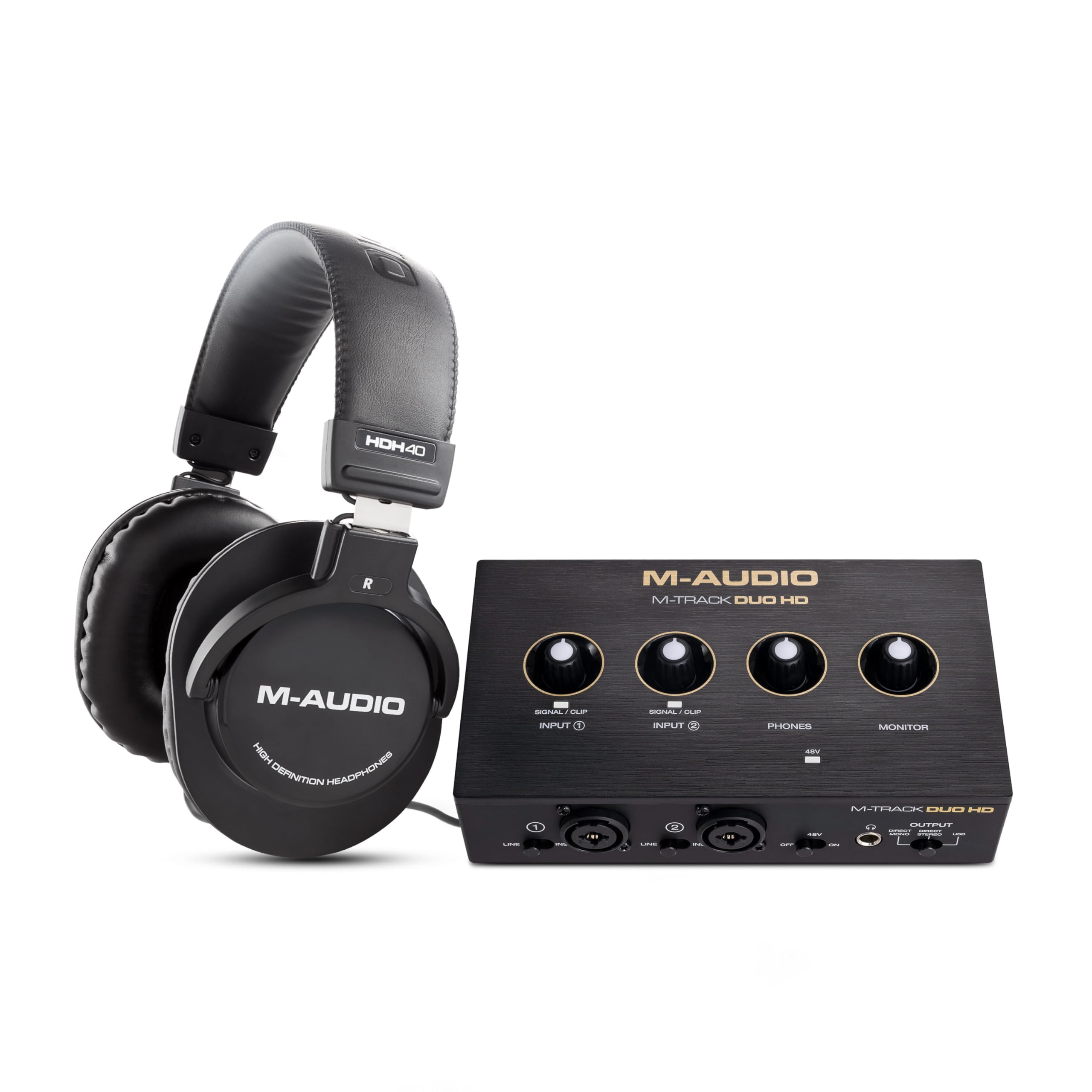 Amazon.com: M-AUDIO M-Track Duo HD Audio Interface Bundle with