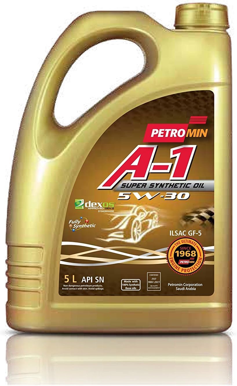 Petromin A-1 Super Synthetic Oil 5W30 SN, 5 Liter