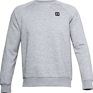 Under Armour Erkek Rival Fleece Crew-Gry, Sweatshirt