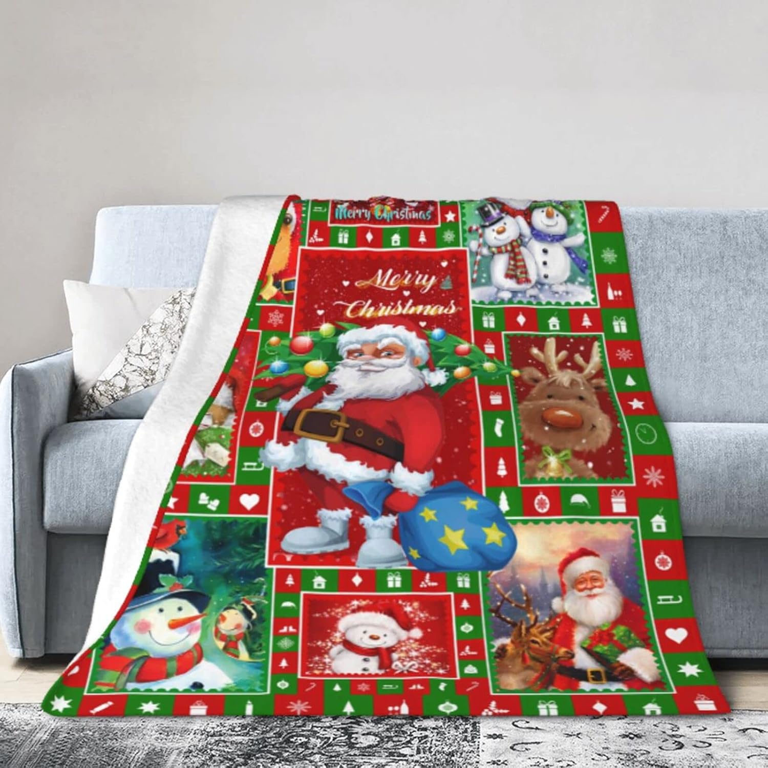 Christmas Throw Blankets,Holiday Christmas Blanket,Air